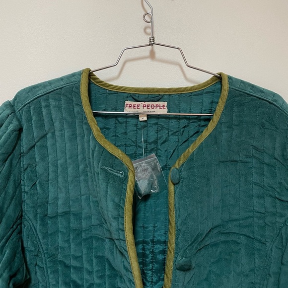 NWOT Free People We The Free Natalia Velvet Jacket Size Medium - Picture 6 of 16